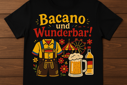 Camiseta Bacano und Wunderbar